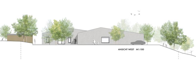 Planskizze des Neubaus der Kita St. Andreas