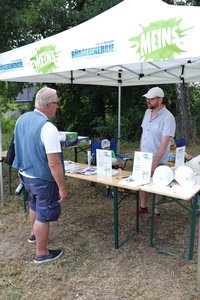 Am Stand der Bürger-Energie-Genossenschaft
