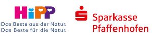Logos von Hipp und Sparkasse Pfaffenhofen