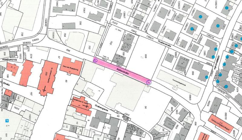 Die Kellerstraße ist vom 13. bis 25. August wegen Anschlussarbeiten an die Versorgungsleitungen gesperrt.