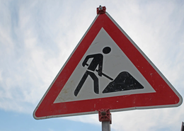 Gerolsbachweg beim Gymasium gesperrt