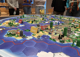 In dem Brett- und Planspiel zum Weltklima werden komplexe Zusammenhänge für die Jugendlichen erlebbar gemacht. 