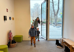 Am Dienstag verbrachten die Kinder ihren ersten Tag in den Räumen der neuen Kita.