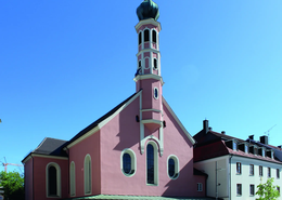 Die Artothek befindet sich im Anbau der Spitalkirche. 

