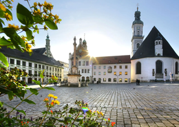 Beim Ausflug des Seniorenbüros können die Teilnehmende die Altstadt von Freising erkunden. 