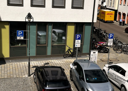 Parkplätze sind im Stadtgebiet eindeutig gekennzeichnet. 