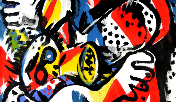 Gegenwartsknistern – Malerei trifft Skulptur