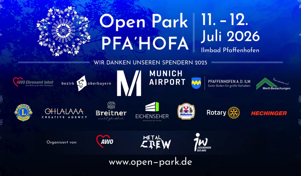 Open Park PFA’HOFA 2026 Kulturfestival