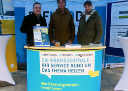 Wärmezentrale bei der Martini-Dult Herbst 2025