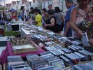 CD Stand am Flohmarkt
