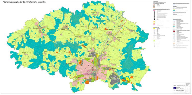 Flächennutzungsplan fortgeschrieben