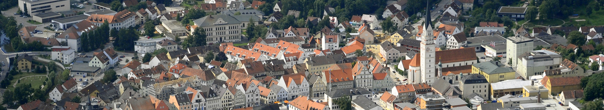 Headerbild Citymanagement Luftbild Innenstadt