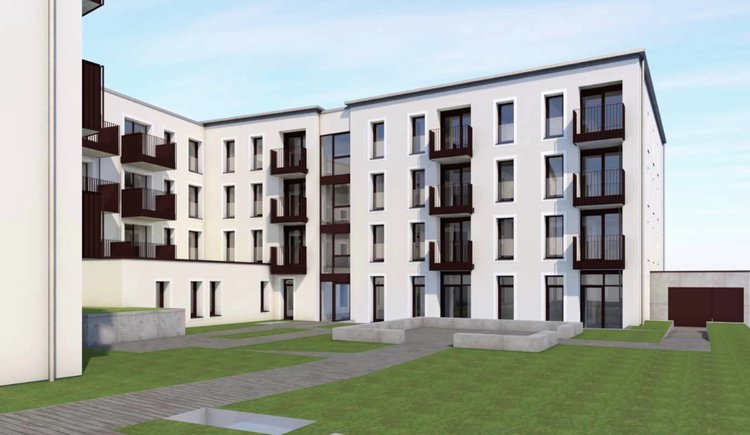 Visualisierung der Seniorenwohnanlage St. Franziskus