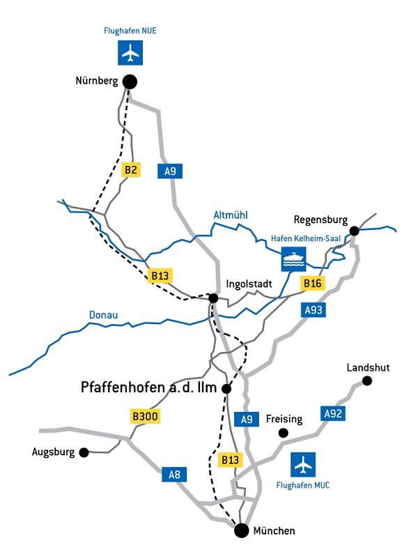 Lageplan Paf